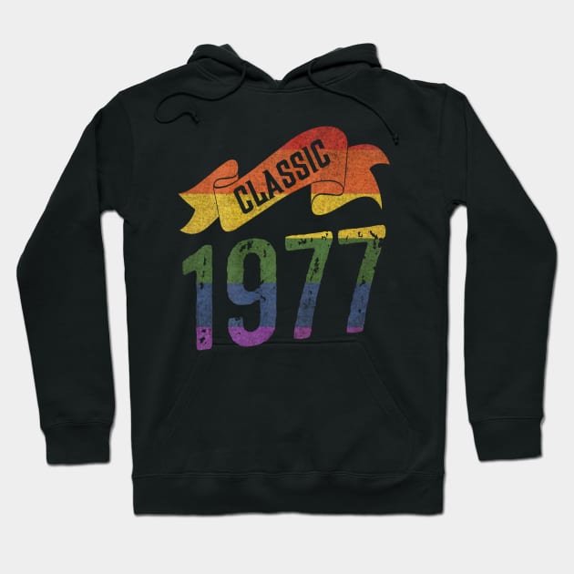 Classic 1977 Hoodie by rodmendonca